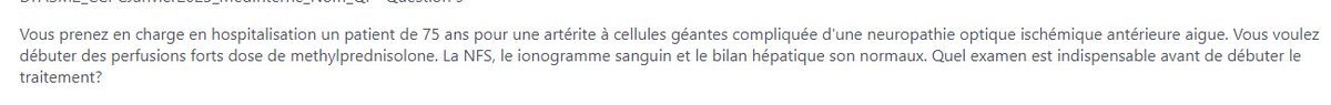 ce_medinterne's tweet photo. Dites les internistes, vous répondriez quoi ? 😬
#R2C
#QROC https://t.co/wnrShK1FvM