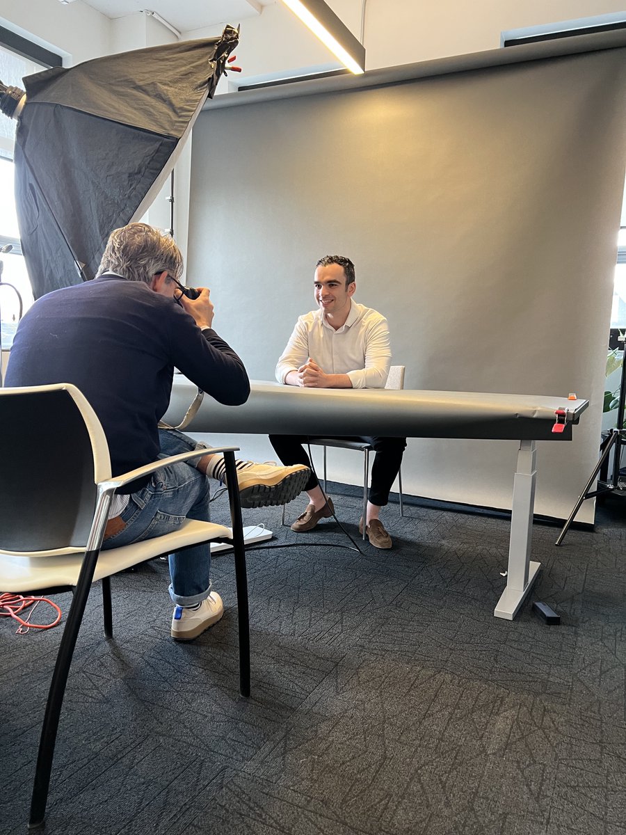 A little BTS from our team shoot with Chris Wahl earlier this week.  📸