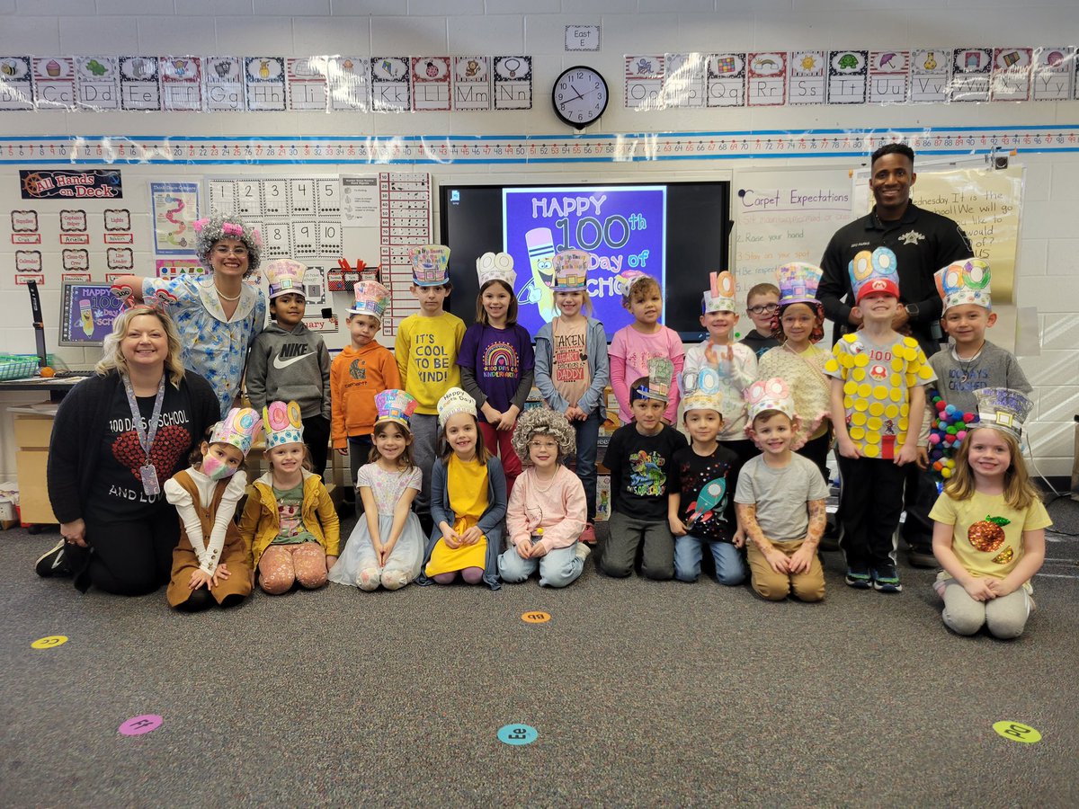 Happy 100th day of school kindergarten!!