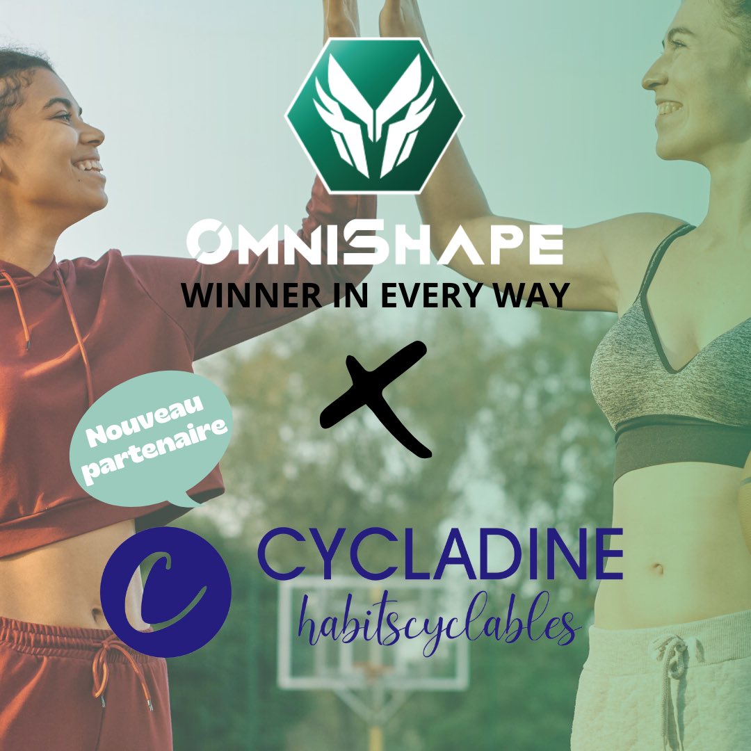 OmniShape_io's tweet photo. 🚨Nouveau partenariat 🚨 

Merci à Cycladine qui intègre l’aventure OmniShape en tant que partenaire ! 

Cycladine proposera aux utilisateurs 
➡️20% 
➡️30%

#partenaire #partnership #nft #sport #runningfrance #runningmotivation #devenirpartenaire #france #jeton #web3 https://t.co/Jxd3NaA0fx