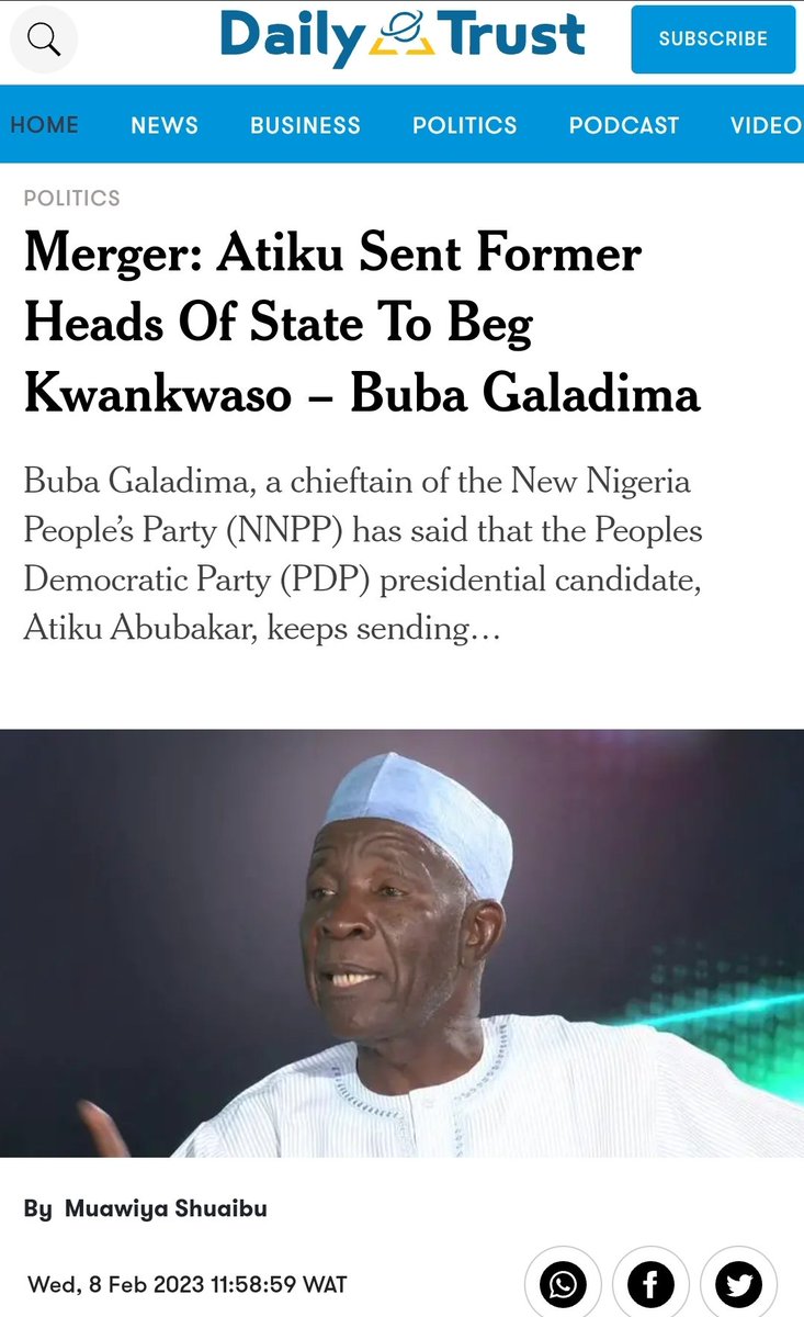 Ayekooto On Twitter We Will Defeat Atiku In Jada Local Government Of Adamawa State Atiku Is