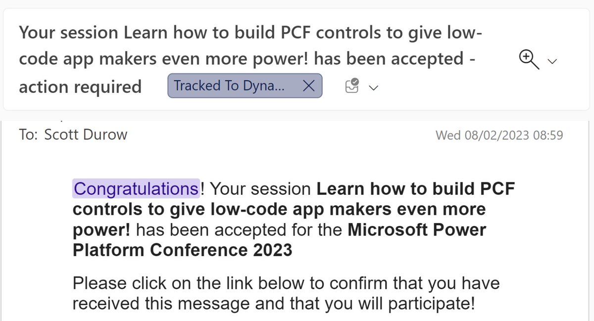 ScottDurow's tweet photo. WOOT!!  So excited to have been selected to deliver a workshop at the Power Platform Conference 2023. Thank you so much @powerplatconf … Watch out ✨Vegas, here we come! 🥳#MPPC23 #MVPBuzz #PowerPlatform #ProCodeNoCodeUnite https://t.co/yDo9062eFn