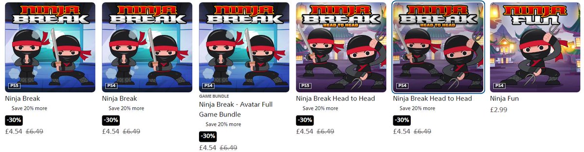 BreakSushi's tweet photo. @MrDoughnuts0 Yes! Its live on EU. Ninjas on Sale! #ninjabreak #PS4 #ps5 #trophyhunters #trophyhunting https://t.co/vnx9MU9RHE