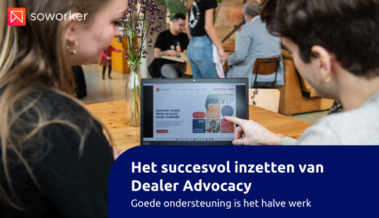 SoWorker1's tweet photo. Door middel van Dealer Advocacy kan een organisatie zijn boodschap uitdragen aan een groot publiek en daardoor zijn naamsbekendheid verhogen en directe sales genereren. https://t.co/XUG78JSQ4v #dealeradvocacy #employeeadvocacy https://t.co/Z8gmJEAQN1