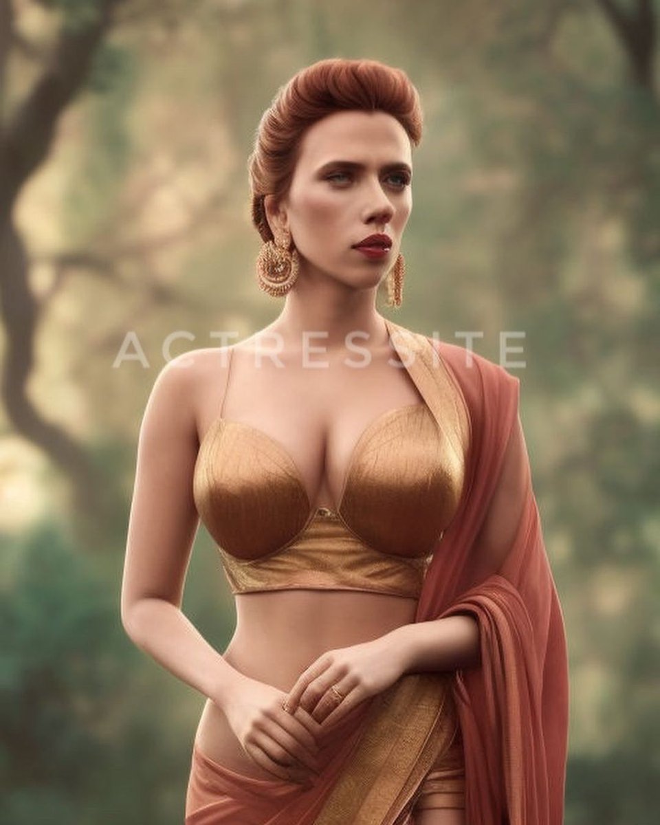 #ScarlettJohansson #sareelove #sareeseduction #sareeclevage #sareemodels #Hollywood #vintagestyle