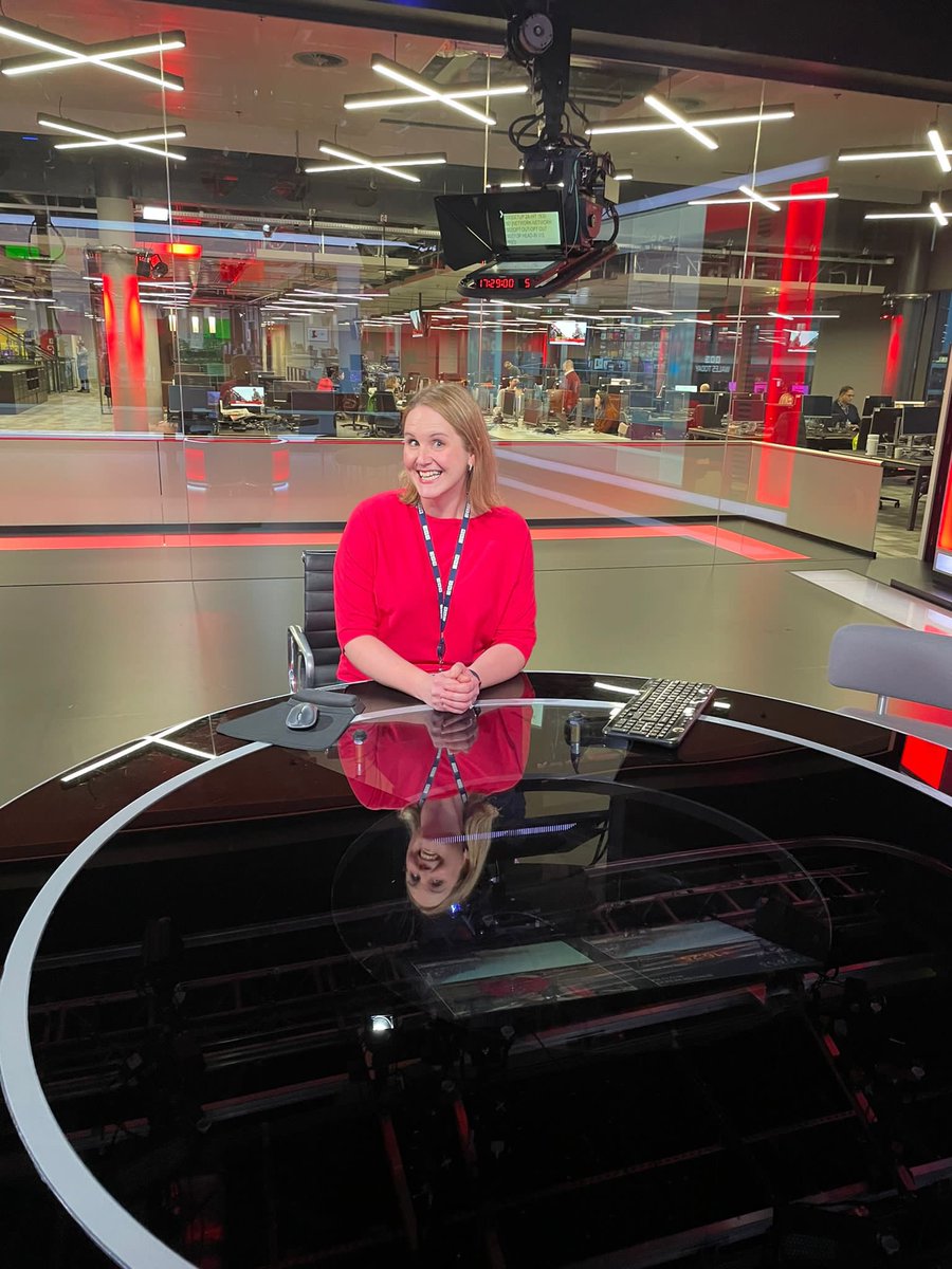 Last time <a href="/beccyhuxtable/">Beccy Huxtable</a> and I were in a studio together was probably on a radio news day at <a href="/bournemouthuni/">Bournemouth Uni</a>   ‘Live from coast to coast…THIS is Talbot FM News!’  Don’t think we’ve changed much in 23 years!!  #bbc #bammj <a href="/BBCWales/">BBC Wales 🏴󠁧󠁢󠁷󠁬󠁳󠁿</a>