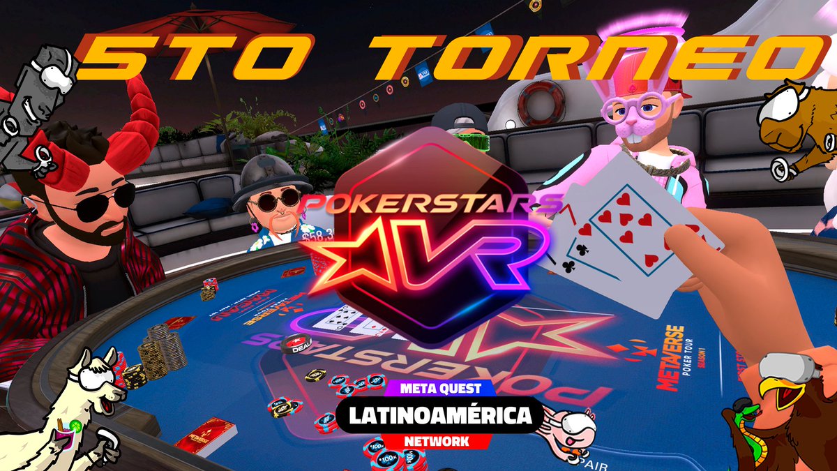 MetaQuestLatam's tweet photo. Ya están abiertas las inscripciones para el Quinto torneo de Pokerstars de la comunidad!! En el cual puedes ganar hasta *60USD*. Todos los detalles los pueden encontrar en el grupo de WhatsApp https://t.co/HkOOSc7zIl Mucha suerte a todos los participantes!! https://t.co/VVKLLtK33S