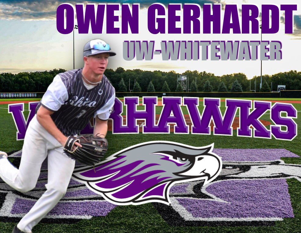 Congrats to @RhinoWisco ‘23 OF/LHP Owen Gerhardt on his commitment to UW-Whitewater!

Owen is an athletic kid that can flat out run it down in OF and competes on the mound. 

Owen is the younger brother of Rhino OG Alex Gerhardt.

Congrats Owen!