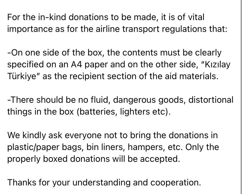 Turkey &amp; Syria Earthquake Appeals — useful links:

Irish Red Cross:

donate.redcross.ie/earthquakeseme…

Oxfam Ireland:

donate.oxfamireland.org/~share?cid=100…

GOAL Global:

bit.ly/3IiHb7P

Concern Worldwide:

bit.ly/40BMqGO

Turkish Embassy Dublin:

@TC_Dublin
See attached