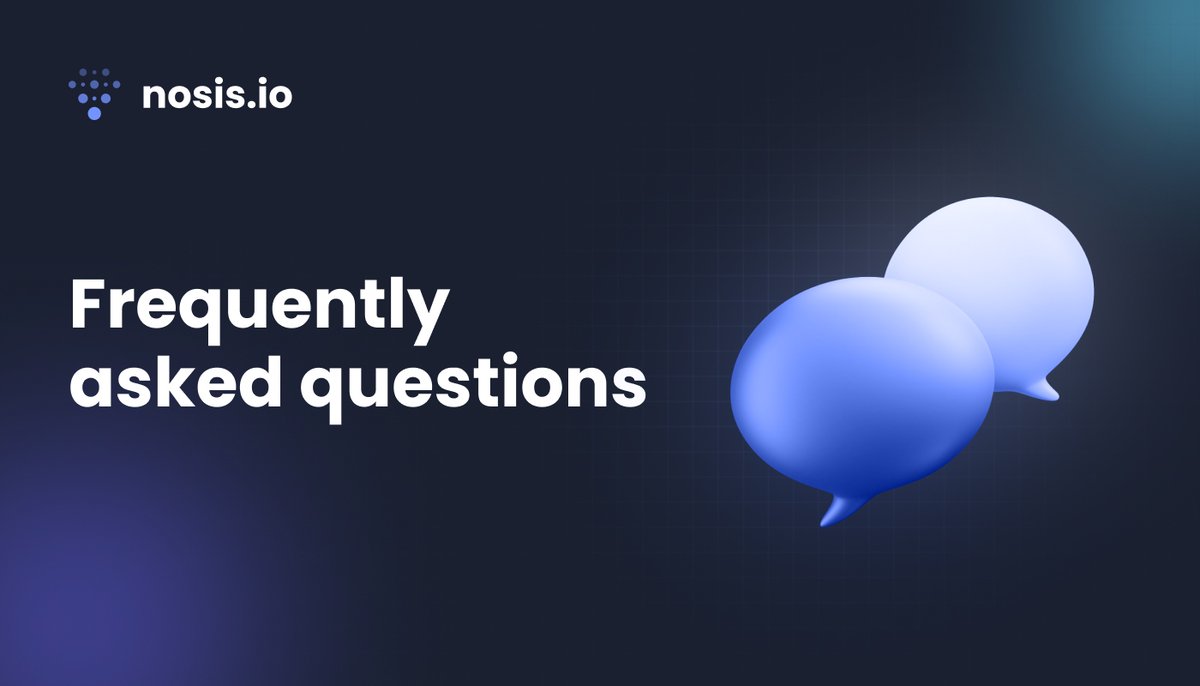 #Nosis is built around simplicity, but we understand that you as a user might always have a few burning questions on your mind 🔥 
Our FAQ page has all the answers - nosisfund.io/faq/