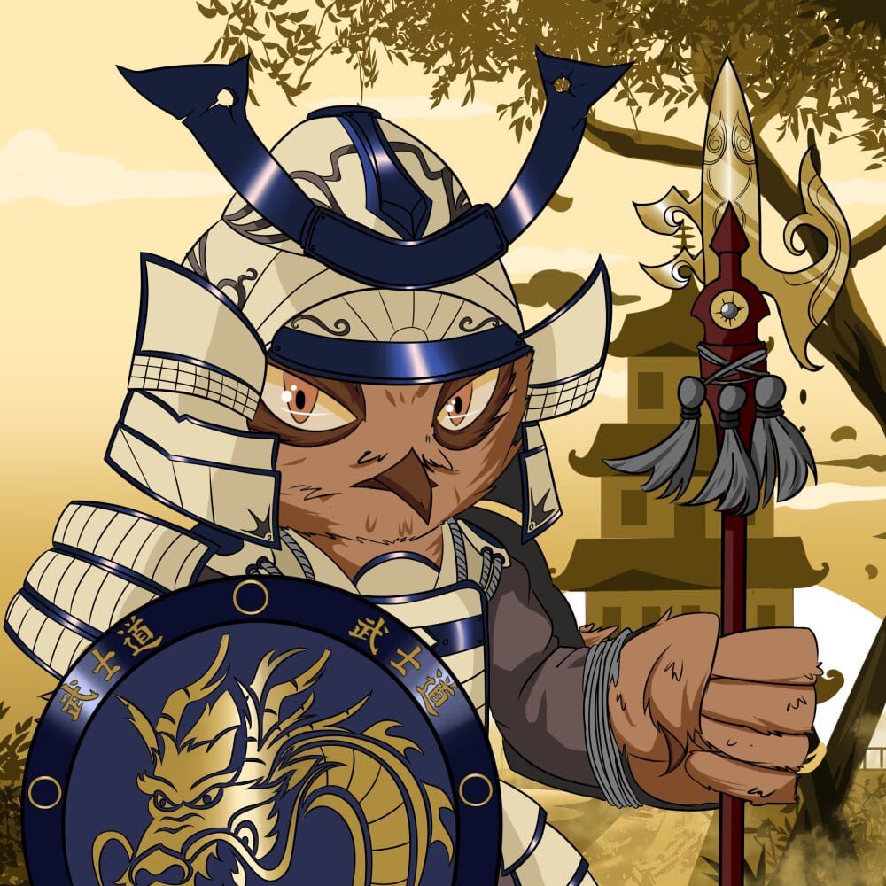 Sunny G (@sunny_g_music_) on Twitter photo My <a href="/OwlsofBushido/">Owls of Bushido Genesis | Sold Out</a> are ready to fight! Nice reveal! 🦉🔥
#NFTs #NFTreveal #NFTCollection My <a href="/OwlsofBushido/">Owls of Bushido Genesis | Sold Out</a> are ready to fight! Nice reveal! 🦉🔥
#NFTs #NFTreveal #NFTCollection