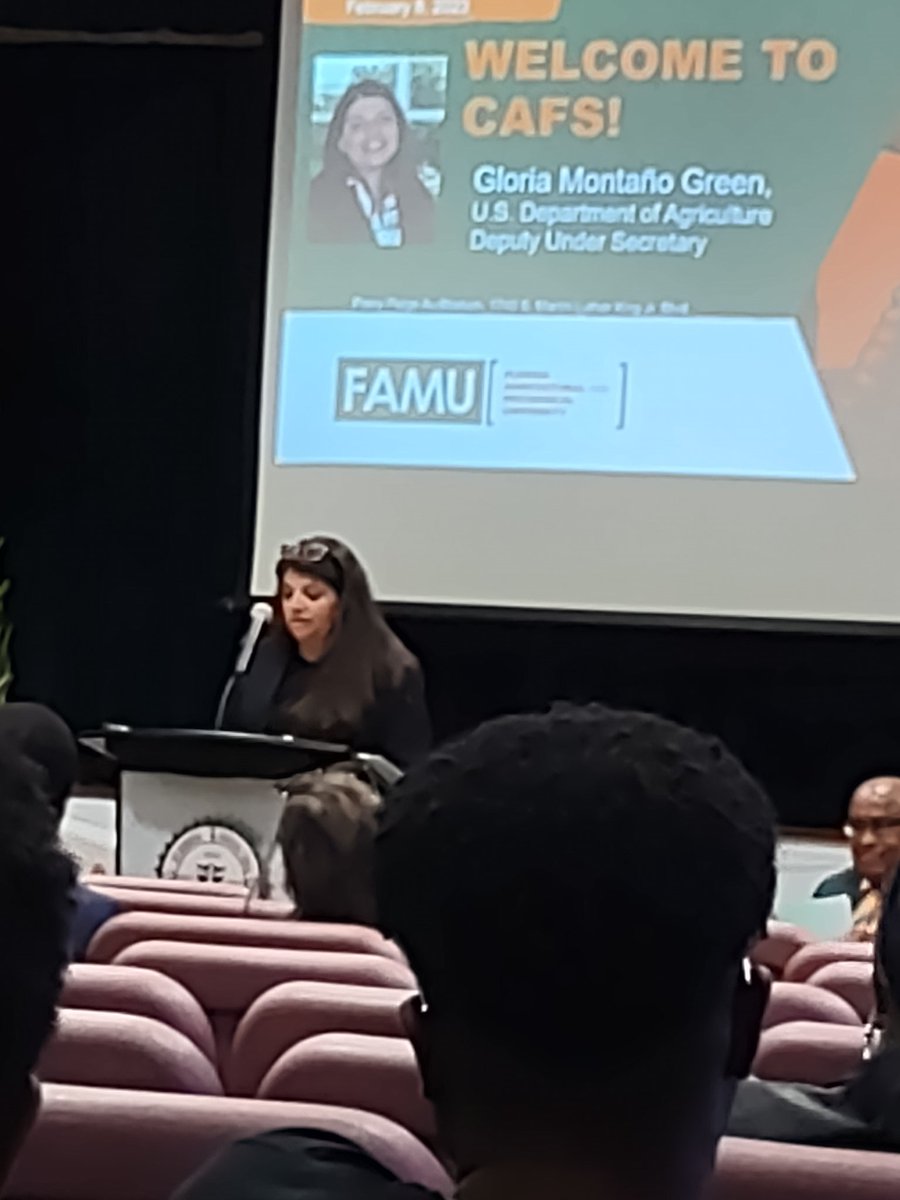 DSolisAgEcon's tweet image. Happy to have @USDA Deputy Under Secretary Gloria Montaño Green celebrating the success in #AgClimate Research at @FAMU_1887 CAFS. #FAMUAg