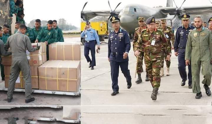 MdShahriarAlam's tweet image. Bangladesh Army n Airforce rescue n support team is on their way to Türkiye to join rescue and support operation.  #earthquakeinturkey