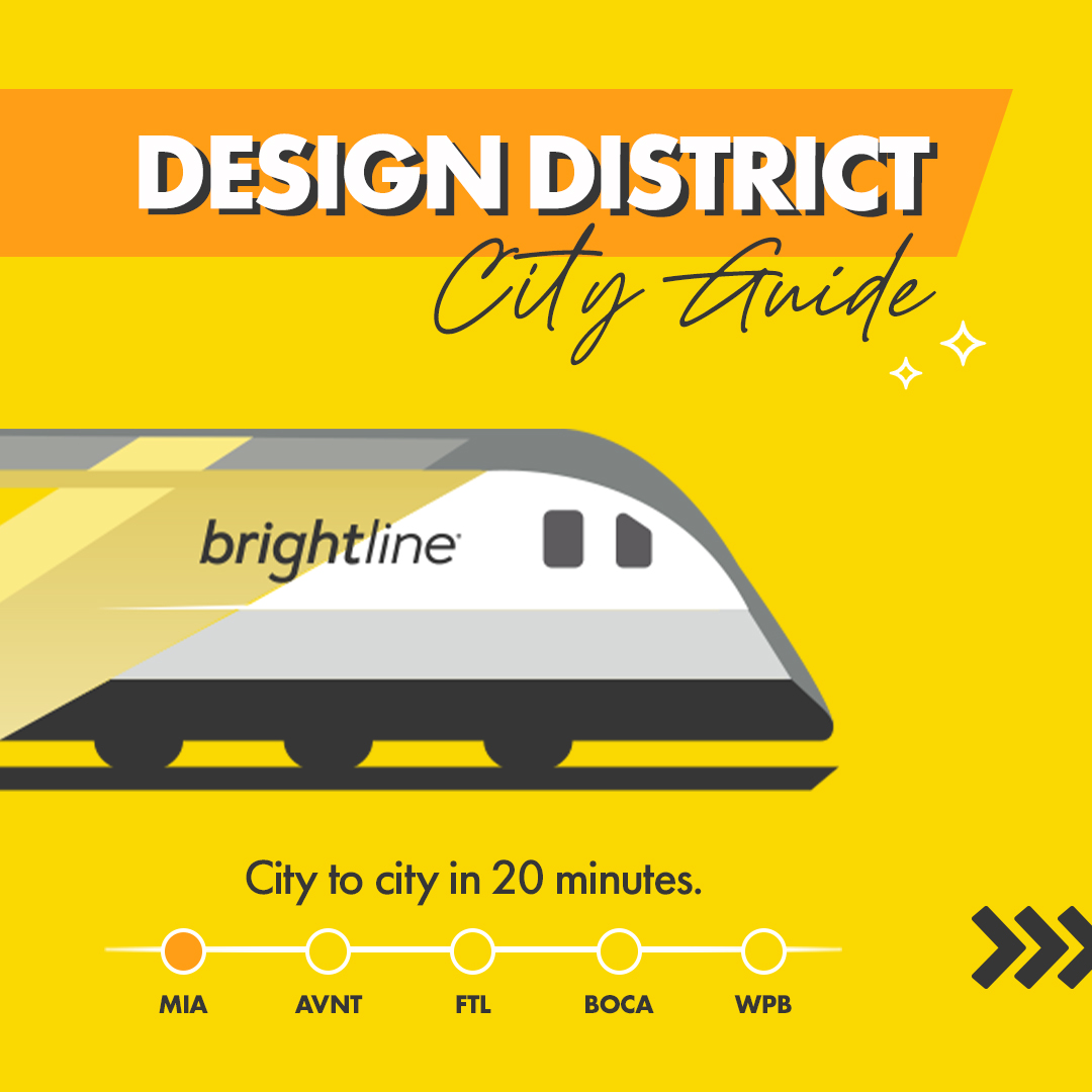 GoBrightline's tweet photo. There’s always something to do at @miamidesigndistrict. Check out our Miami Design District City Guide on our Instagram page for the trendiest places to visit! 🍽☕️🖼 #GoBrightline #atMDD https://t.co/1rAX7uRdEC