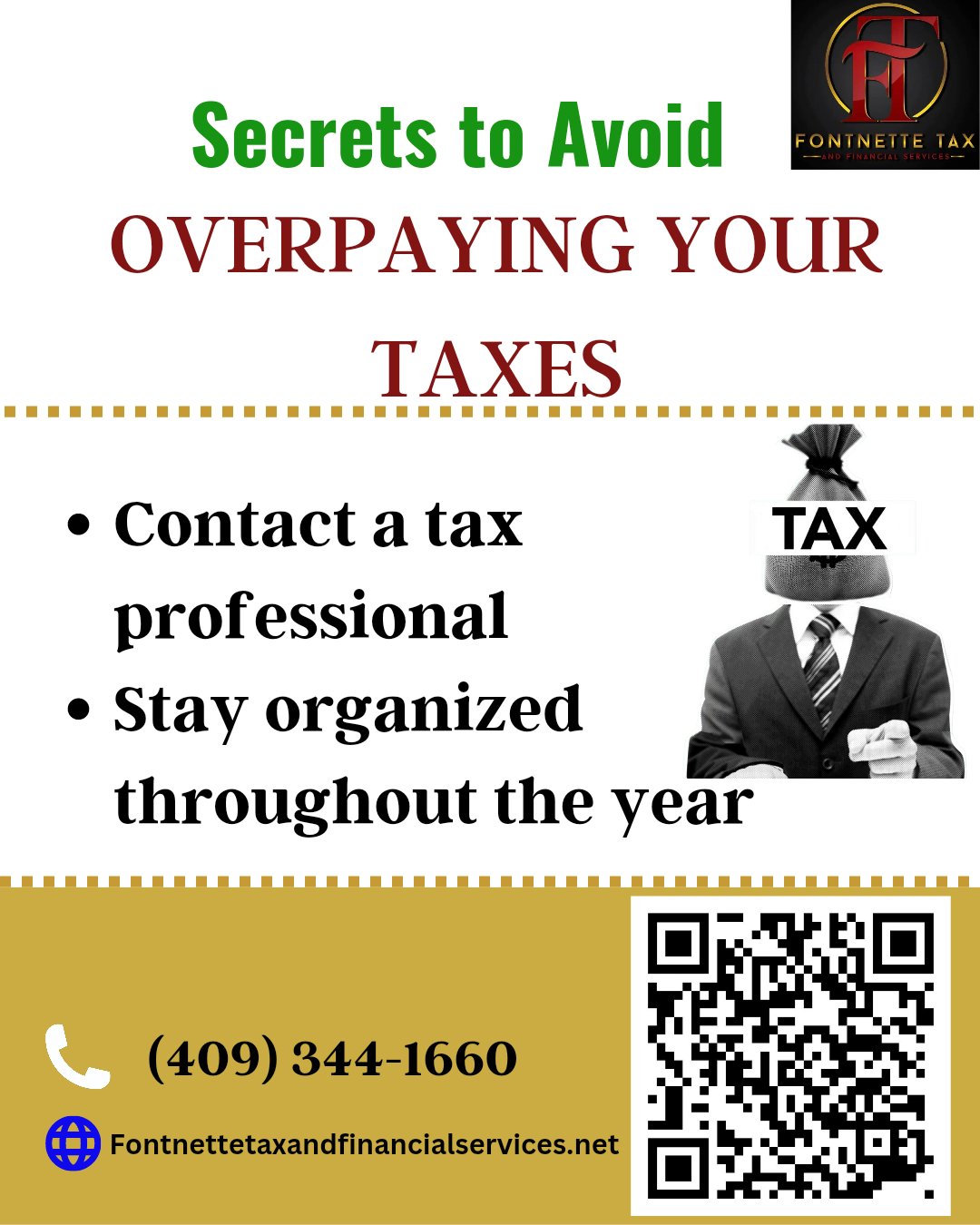 TAX & FINANCIAL SERVICES on Twitter "Learn the secrets to(01)