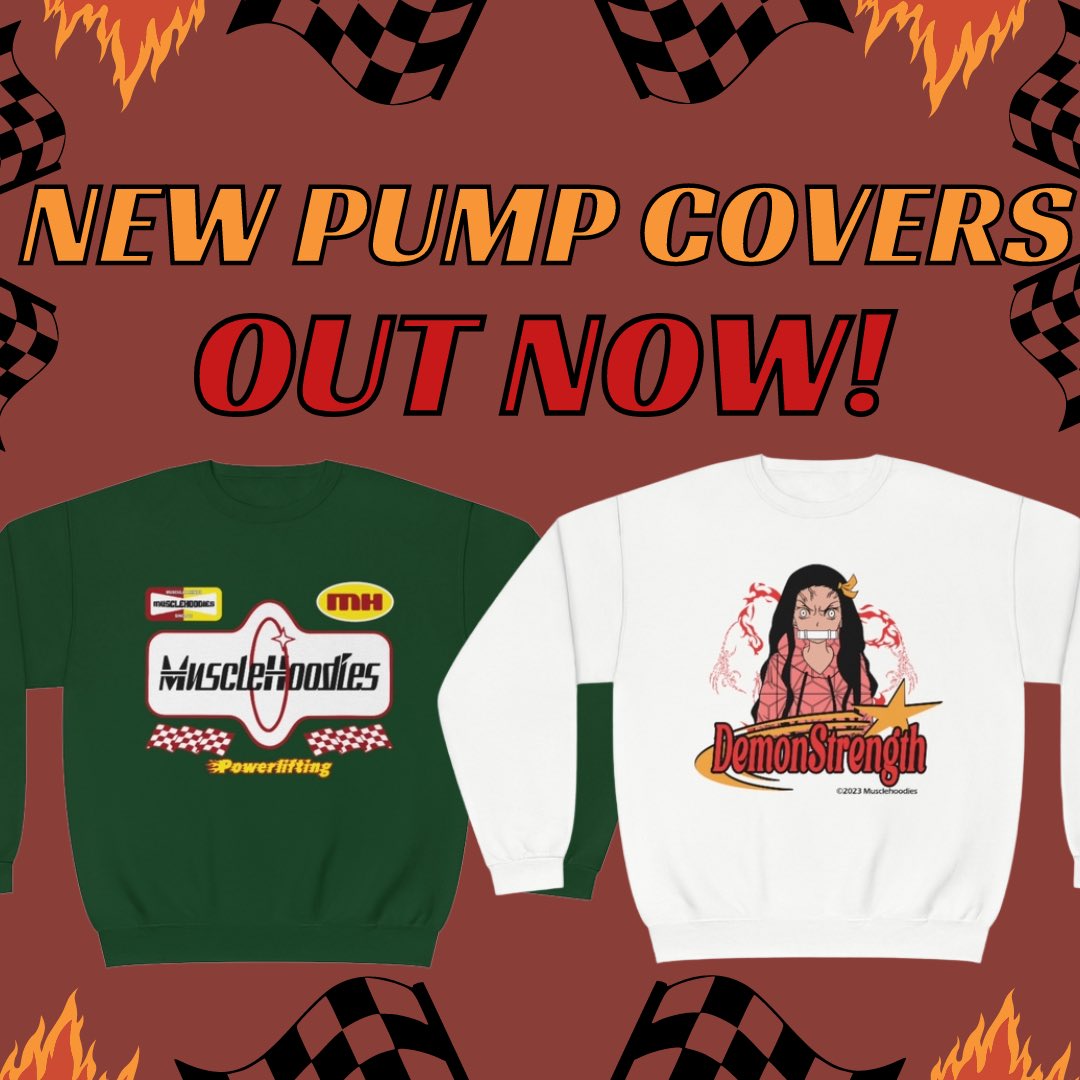 musclehoodies's tweet photo. SHOP OUR NEW PUMP COVERS! OUT NOW! 💪🔥 https://t.co/6QF2IwbI68 #musclehoodiesfam #pumpcovers #lifters #powerlifting #strength #gymrats #outnow https://t.co/9YHmyPpOgT