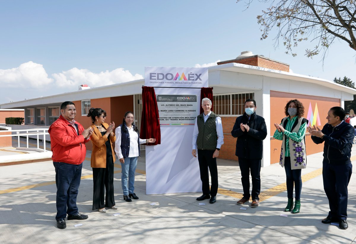 Rehabilitamos el Centro de Atención Múltiple “María Montessori” de #VillaVictoria, un espacio donde los jóvenes con discapacidad pueden continuar con sus estudios y prepararse para ingresar al mercado laboral.