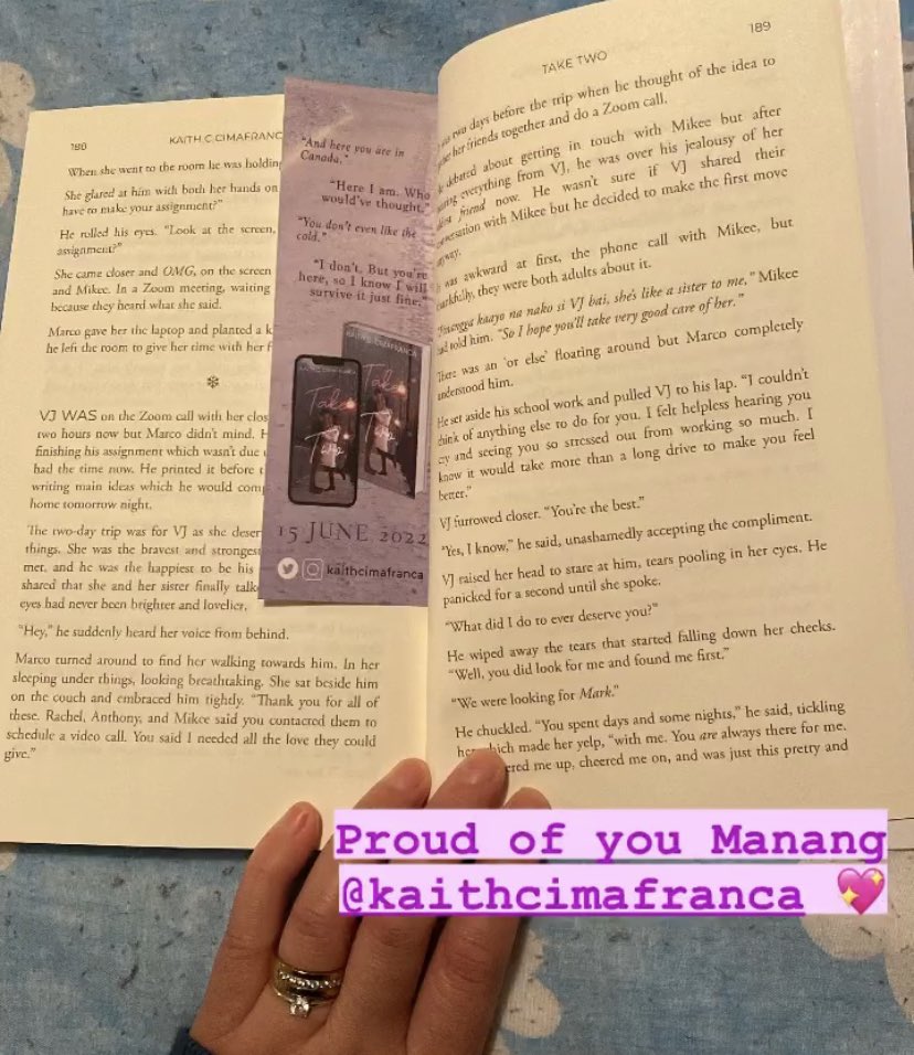 kahweishful's tweet photo. 1. Take Two by Kaith Cimafranca.
#BooksRead2023 https://t.co/Hou2AJOBfG