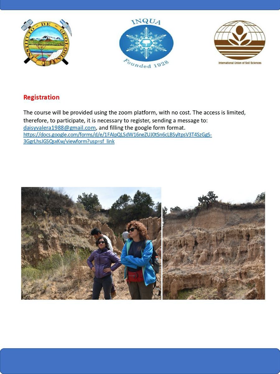 Commission 1.6 — Paleopedology tweet media