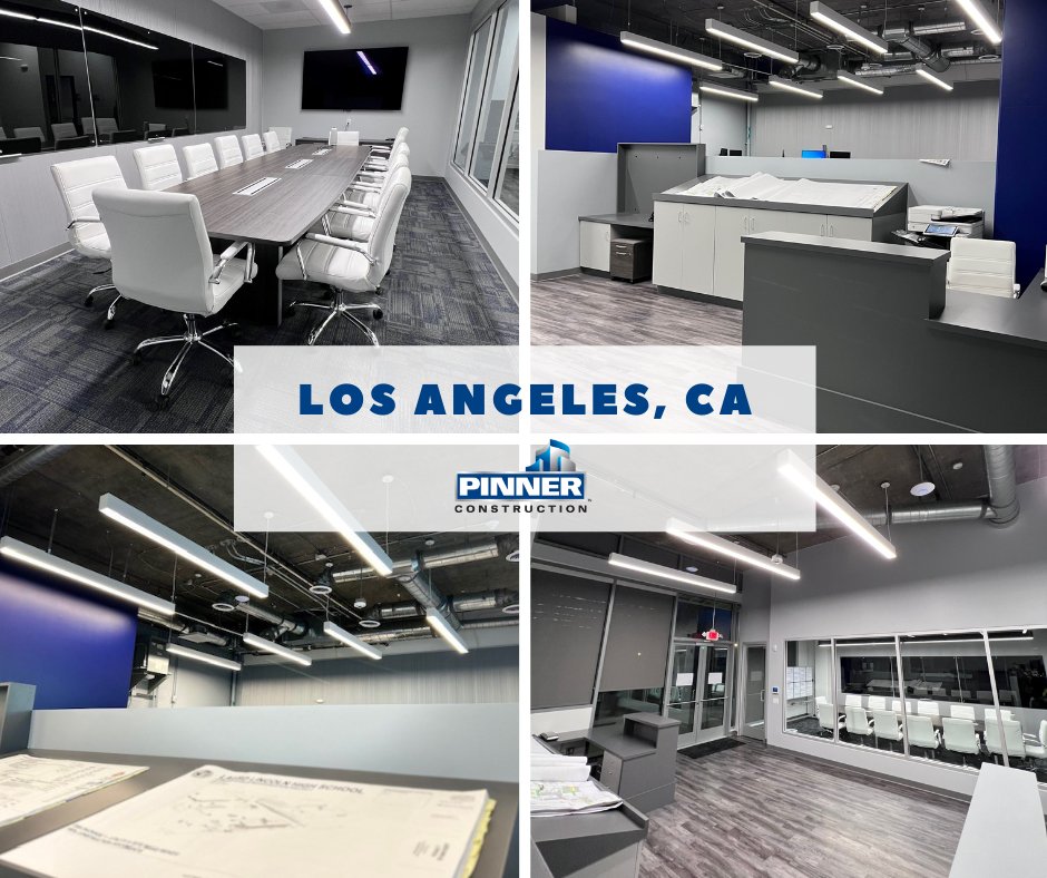 PinnerBuild's tweet photo. We have officially opened our offices in Los Angeles &amp; Sherman Oaks! We look forward to years of building strong local relationships &amp; exceptional facilities from these spaces. 
#pinnerproud #buildingschools https://t.co/QtKRMG8mUQ