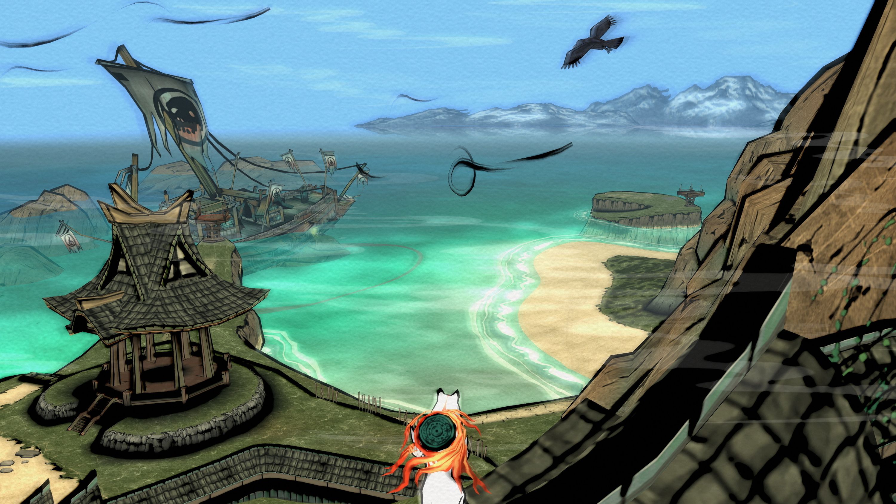 Polygon on X: Okami, the 2006 PlayStation 2 game, still