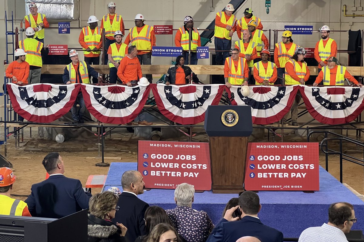 Jason Calvi on Twitter "In 30 minutes, President Biden will speak here