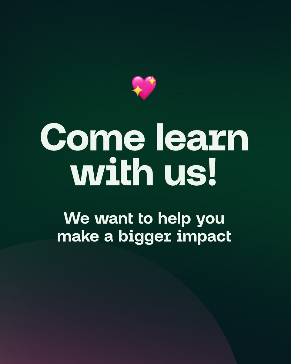 🎉 Join us for our FREE Workshop on Impact-Driven Crowdfunding! 💪 For impact workers, fundraising pros, grassroots orgs &amp; changemakers! 💡 Learn innovative approaches to make change &amp; more. Sign up now! 🙌 #Crowdfunding #Workshop #LiveEvent 🔗 lu.ma/aqy9wgut 🚀