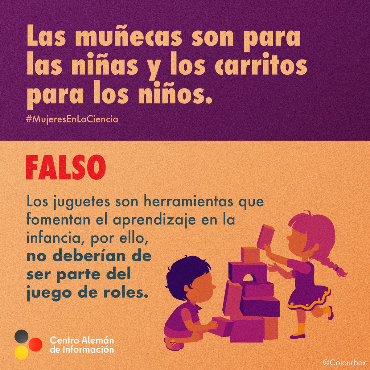 Alemaniaparati's tweet photo. 👧Promover roles y relaciones de género no discriminatorias entre niñxs y adolescentes es la clave para combatir los estereotipos de género y, por consiguiente, fomentar a las #MuejeresEnLaCiencia👩‍🔬

Hoy en el #WomenInScienceDay decimos basta a los clichés  👇👇 https://t.co/uofPNm5pMi