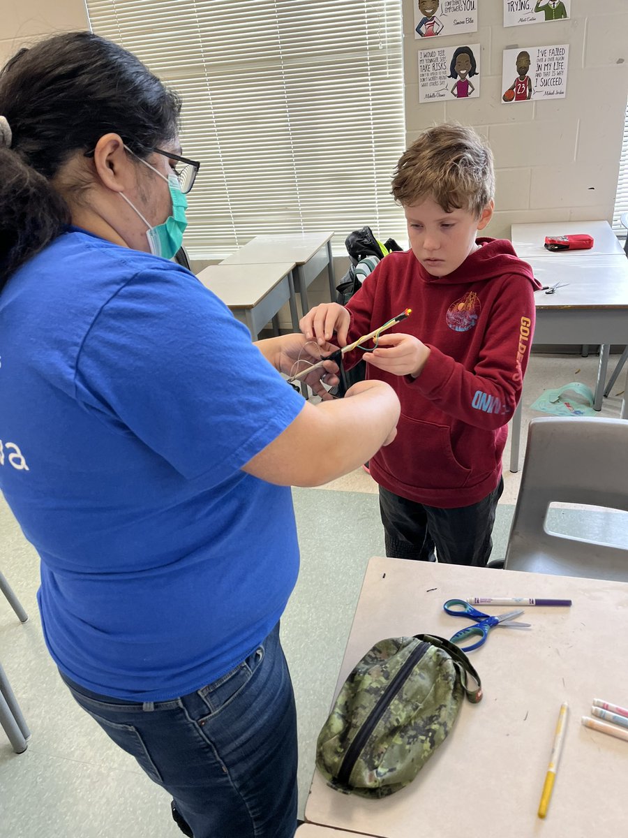 mrboddysclass's tweet photo. We put our electricity knowledge to the test today making and wiring Harry Potter wands. A huge thank you to @LetsTalkScience (Ottawa and Carleton University) for creating such a memorable learning opportunity! What a great day! @AssisiOCSB @SKentsclassroom #ocsb #ocsbDL https://t.co/UmkWyaAJFu