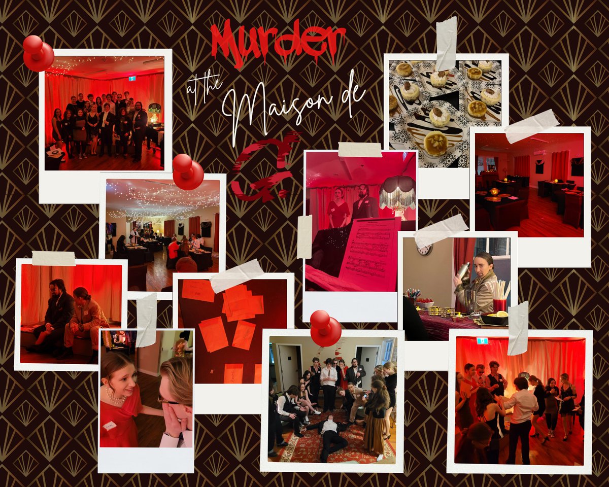 academy_graham's tweet photo. This past weekend we invited our senior students into the grand re-opening of the Maison de G, but this time, dinner was served with a side of murder. It was so wonderful to be able to bring these activities together.
#youththeatre @CamberArts https://t.co/LagvkhGwe6
