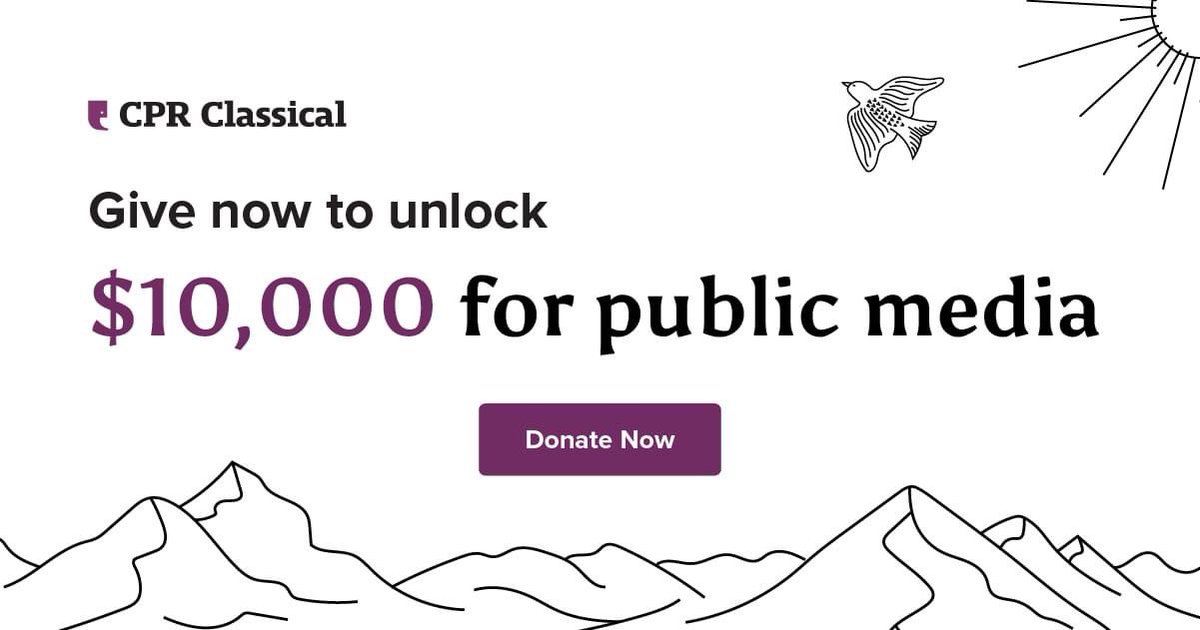 CPRClassical's tweet image. 🎶 Your donation to CPR Classical today will help unlock an extra $10,000 for inspiring classical music courtesy of the PB and K Family Foundation. 🎶

Please give now to support our musical heritage: donate.cpr.org/give?cid=701Dn…
