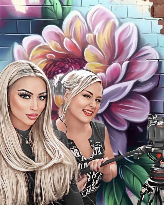 Loving this artwork of @ElenaGenevinne & me ?????? Thanks @DamienWildXXX #fanart https://t.co/60ASnd