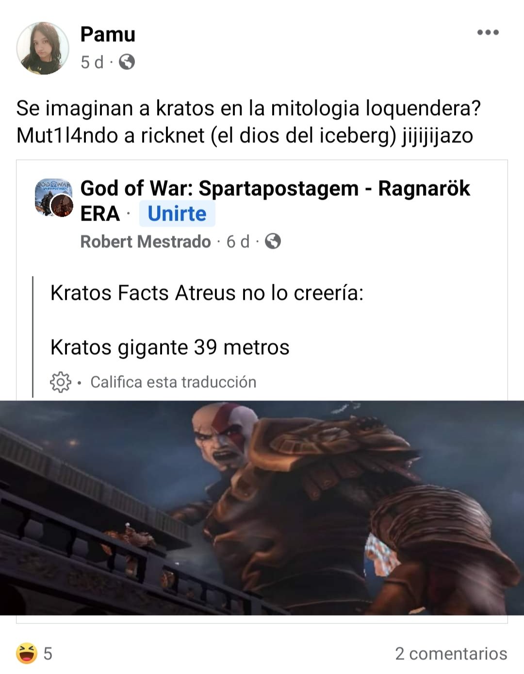 God of War: Spartapostagem