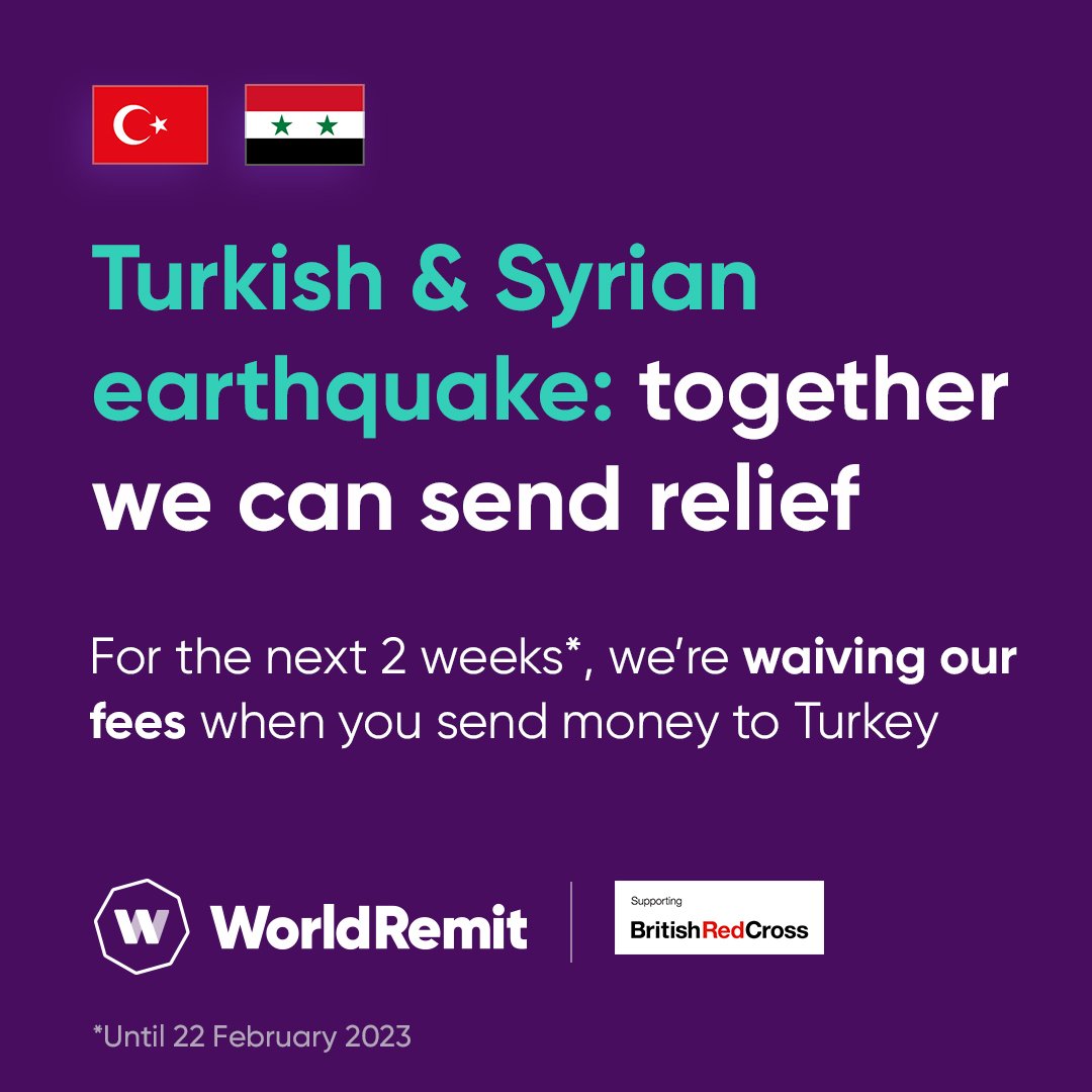 WorldRemit on Twitter "We’ll be donating 5 to the British Red Cross