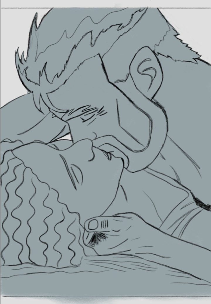 WolfPrime666's tweet photo. Here is the WIP of how is turning this Valentine's Day fanart of Sam Fisher / Zero and Katia Loernstern (Splinter Cell Operation Barracuda). 🥹💞 Hope to finish it soon before February 14th. 🥺💞💚🖤 #SplinterCell #SamFisher #SplinterCellOperationBarracuda #RainbowSixSiege #WIP https://t.co/ZbMmnSHn2Z