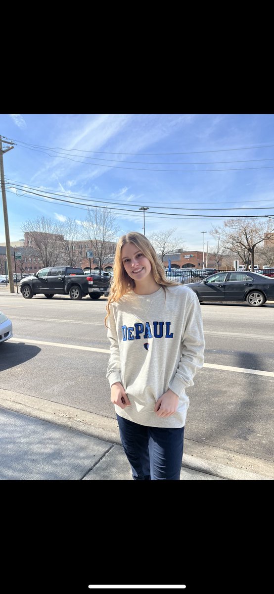 I am excited and grateful to announce my commitment to DePaul University. Thank you to my family, teammates, and coaches for supporting me the whole way. Special thanks to Coach Eddie, Nicole, Mike Seberger, Cliff Scales, and my Dad! Go Blue Demons! <a href="/DePaulWBBHoops/">DePaul Women's Basketball</a> <a href="/NazarethGBB/">Nazareth GBB</a>