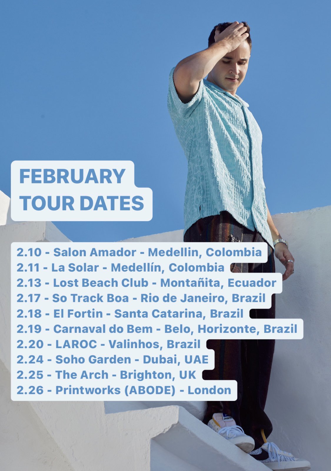 John Summit on Twitter "my tour dates for the month 🙌 time to download