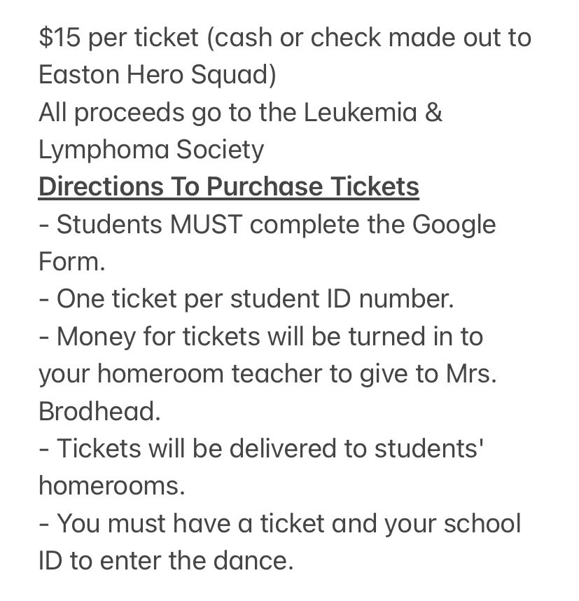 Easton Area Middle School PTA tweet media