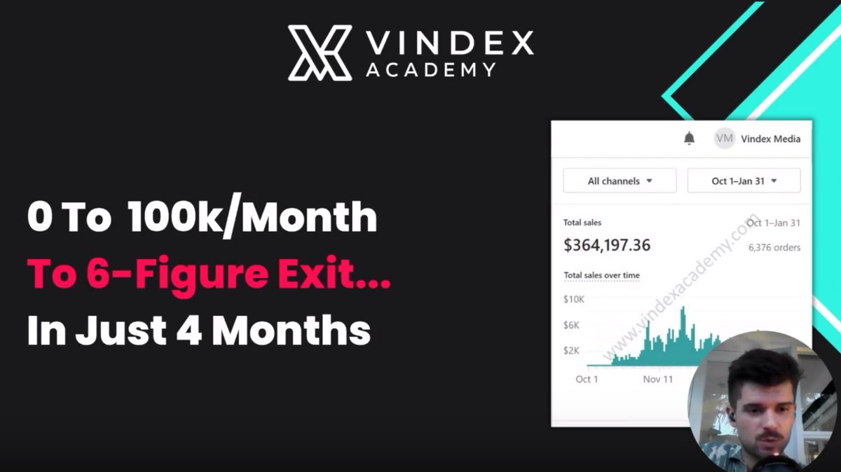 How we took this store from 0 to 100k/month to a 6-figure exit... in just 4 months.

I made a detailed Loom going over:

- How we found the product
- How we made content
- How we scaled

Copy our proven process.

RT &amp; comment "YES" and I'll send (must be following).