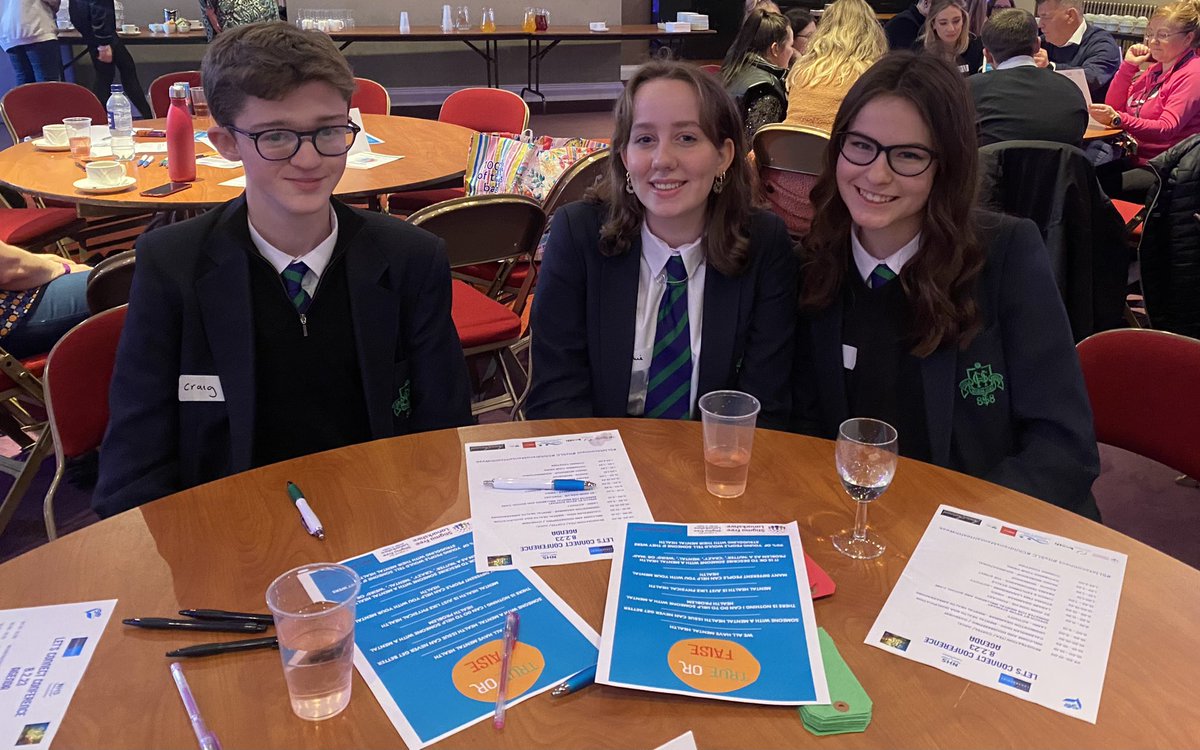 HGSPupilSupport's tweet photo. ๐ ๐Our S5 @OfficialHGS representatives attended the #SLletsconnect Young Peopleโs MHW conference today. It was great to share ideas and showcase the well-being initiatives which various schools and partner agencies have to support young people. ๐๐
#ItsSLC @slcHealthy https://t.co/Gf7PniaW5s