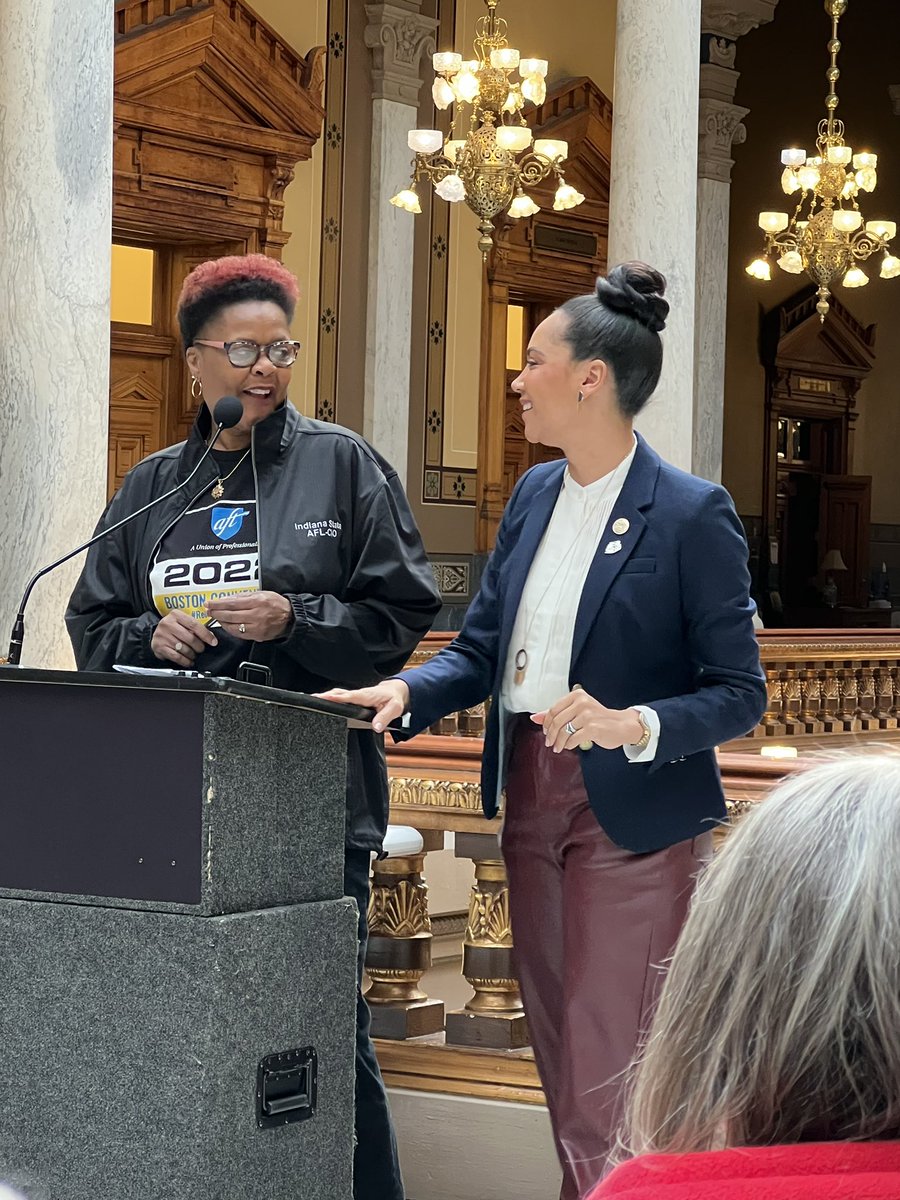 HTF394's tweet image. AFT Day of Action at the Statehouse