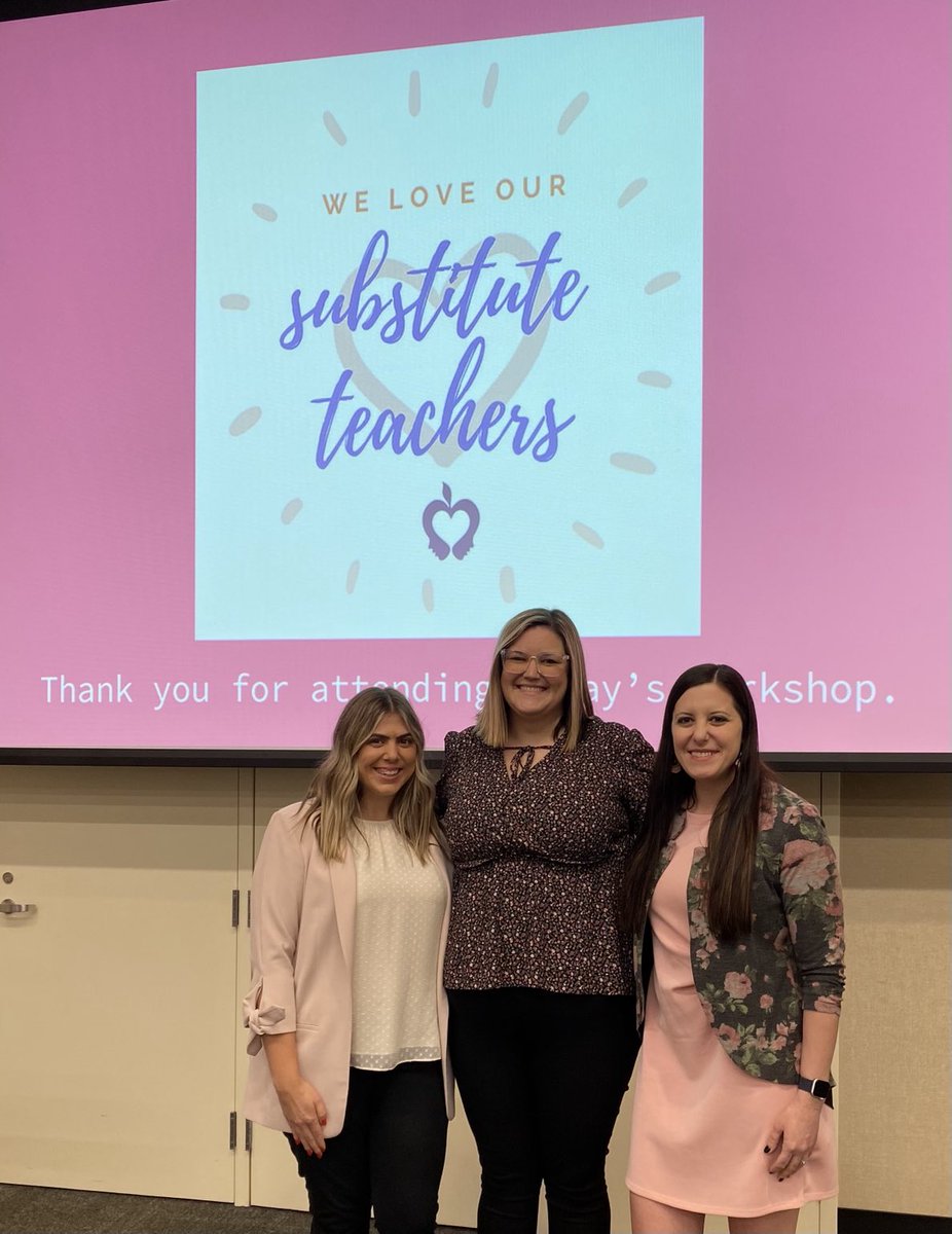 Colette_Bell54's tweet photo. District 54 LOVES our substitute teachers! We hosted 180 substitutes for PD on classroom management, technology, and special education. Thank you to our wonderful presenters! ⁦@D54schools⁩ #WeAre54 #BetterTogether https://t.co/P4oIUEArll