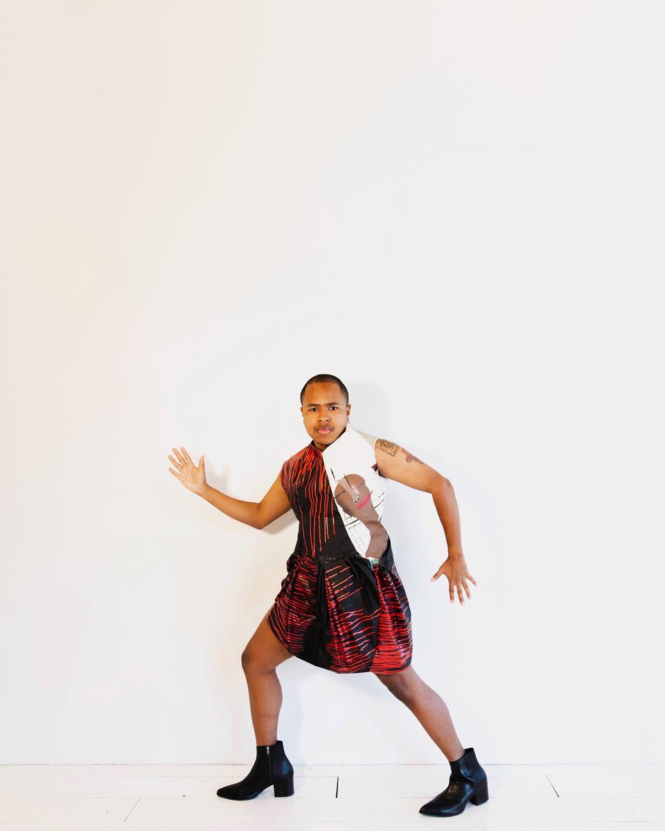 dress made from paintings