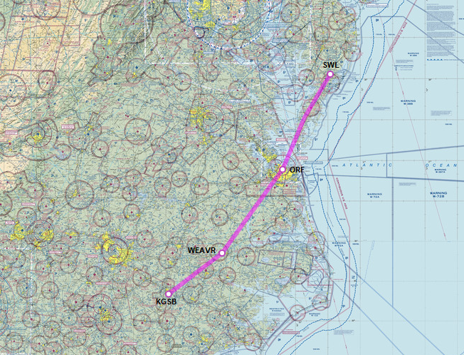SirListenalot's tweet photo. #KC10 #AE0225 as #BLUE71 departed Lajes with three German #Eurofighter as #RETRO31-33. ~1805z they split up. The KC10 went to McGuire, the #EUFI's via SWL J174 ORF J121 WEAVR to Seymour Johnson https://t.co/kiATPfOLE8