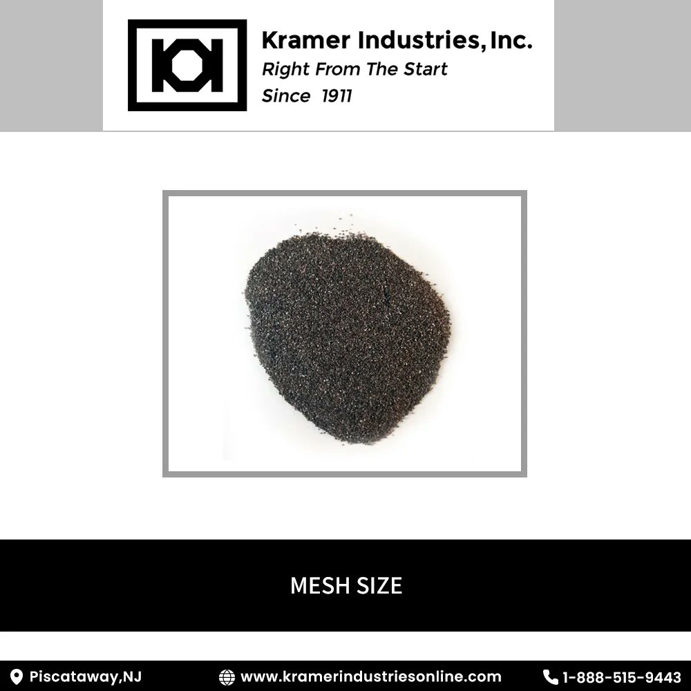 kramer_industry's tweet image. The size of an abrasive particle is best defined by its Mesh Size. The grit size is also an accepted term. Talk to a Kramer Industries professional to know the best grit size for your finish. Learn more at buff.ly/3JxNuW4
#kramerindustries #abrasivegrit #meshsize