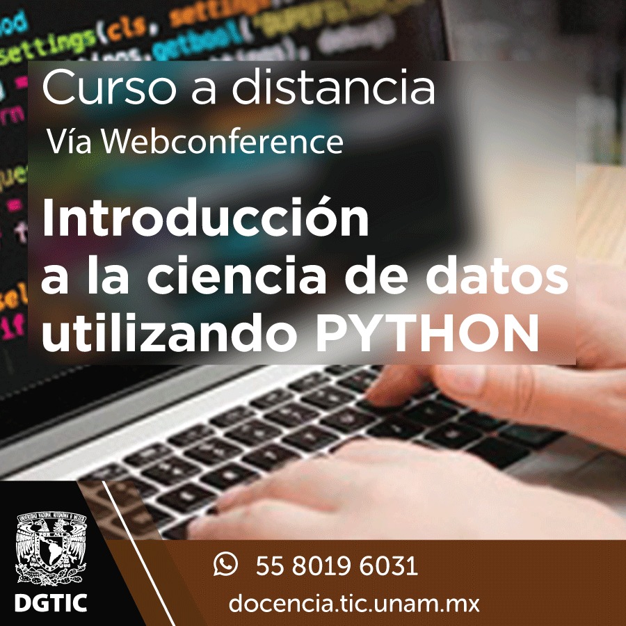 UNAMdigital's tweet photo. Conoce las características básicas del flujo de trabajo para el análisis de datos, empleando las herramientas estadísticas y computacionales para su uso elemental en la Ciencia de Datos ¡Iniciamos el 27 de febrero!
#CursosTIC
https://t.co/6mHumW0JlT https://t.co/GMlpcnvg0x