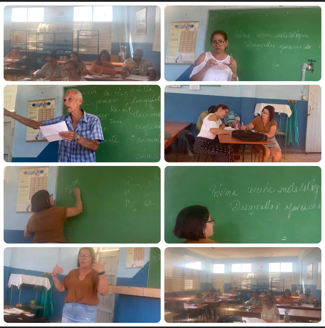 pineda_lien's tweet photo. Se realiza Preparación Metodológica de Inglés para el desarrollo de las 4 habilidades del idioma y el trabajo con la ortografía #SomosArtemisa #SomosContinuidad #VamosConTodo @belkis18055360 @leonisagonz @danaylorenzo73 @elsa_ena @Eugeniocubano @DmeArtemisa https://t.co/VHaAQUssKN