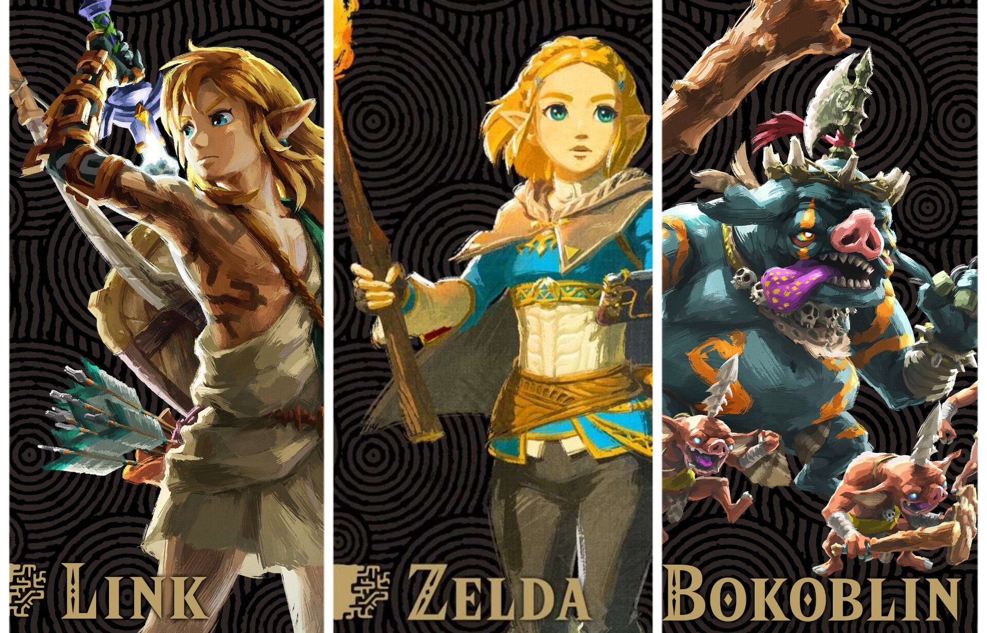 Nintenleaks on X: Concepts Arts de Link, Zelda y Bokoblins en The Legend  Of Zelda Tears Of The Kingdom  / X