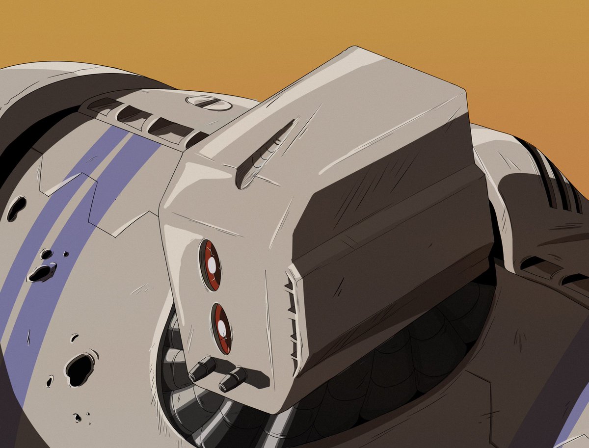 LeRaphOriginel's tweet photo. J'ai tenté quelque chose de nouveau ! Un delire à la evangelion !

#Evangelion #illustration #çadebuteici #Procreate #robot #bastion https://t.co/BE2WgmuC4h