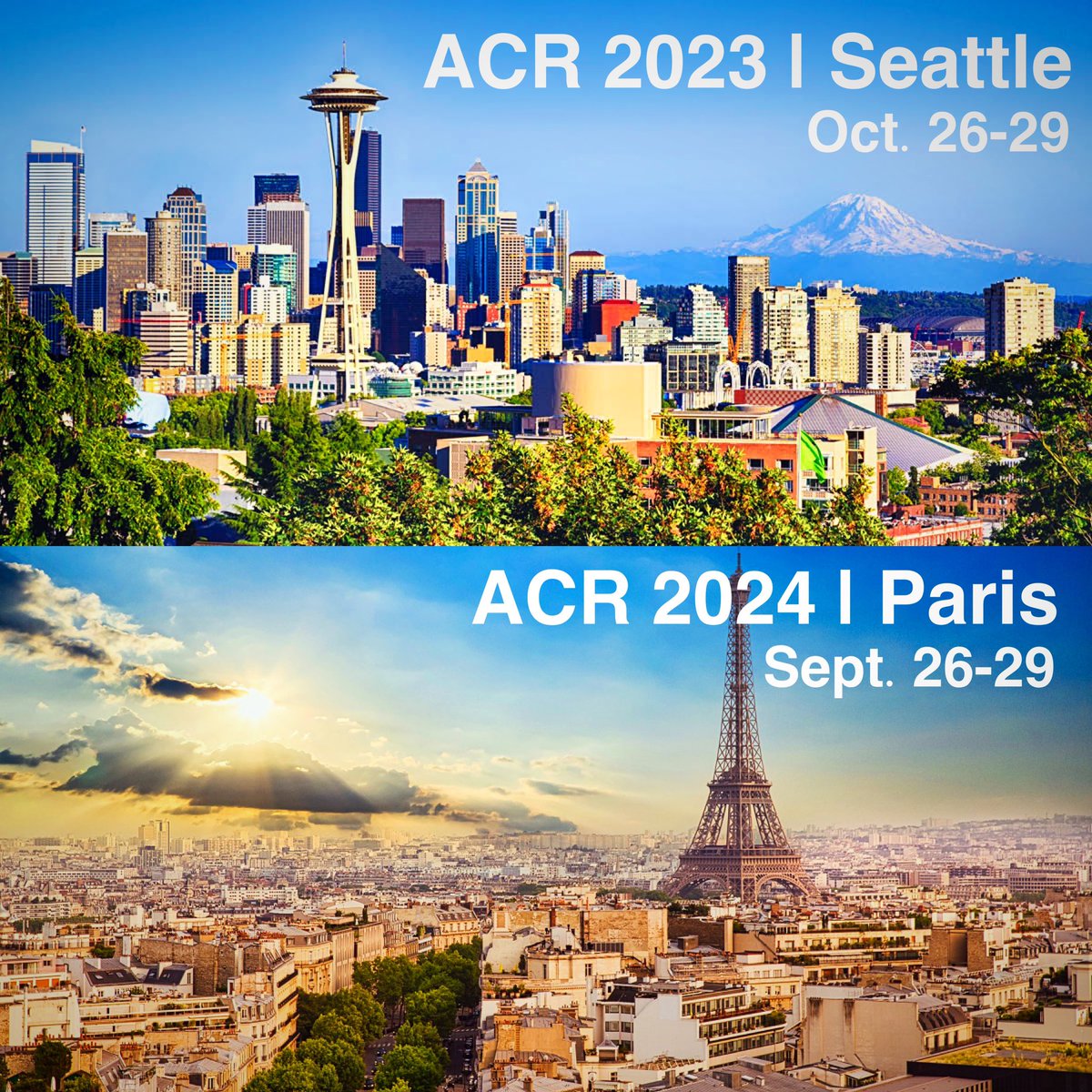 You know what goes well with coffee? Baguettes, croissants, et beaucoup de choses! Mark your calendars for Seattle 2023 and Paris 2024! 🇫🇷